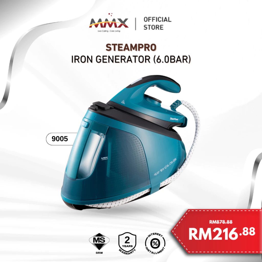 MMX SteamPro 9005G Steam Iron Generator Review: High-Pressure Performance with Safety Built In